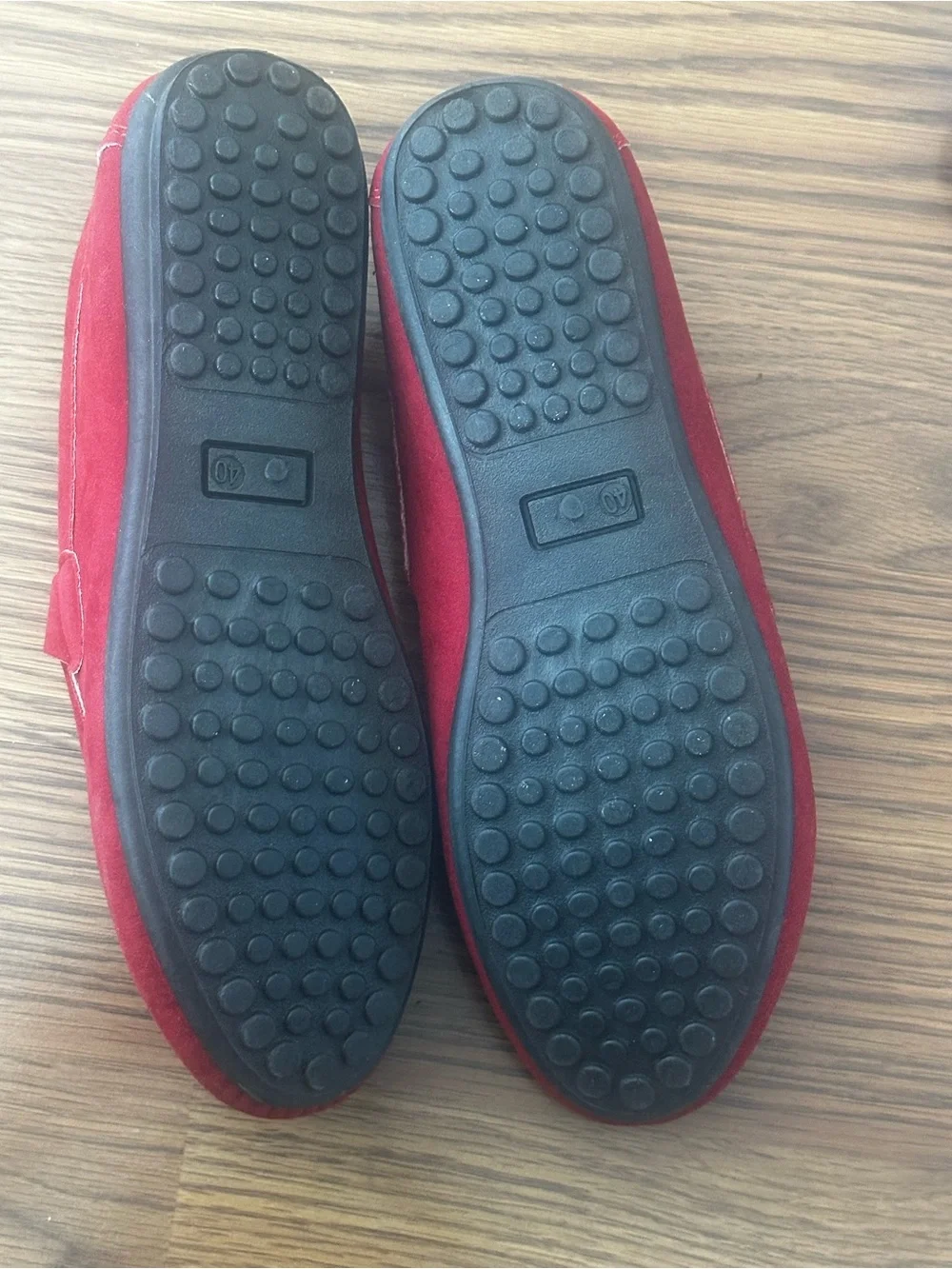Men's Dark Red Suede Bit Loafers